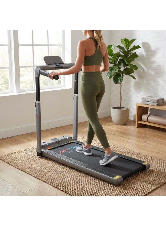 My Life Fitness AM-T001 Home Electric Treadmill –1.25 HP DC Motor – Speed ​​up to 12 km/h – Adjustable Armrest – Bluetooth – Remote Control – Foldable – Supports up to 100 kg - Image 5